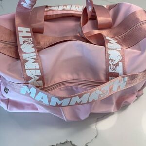 Pink Gym Bag with many compartments